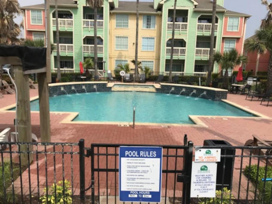 Oceanfront At The Dawns Apartment Galveston Exterior photo
